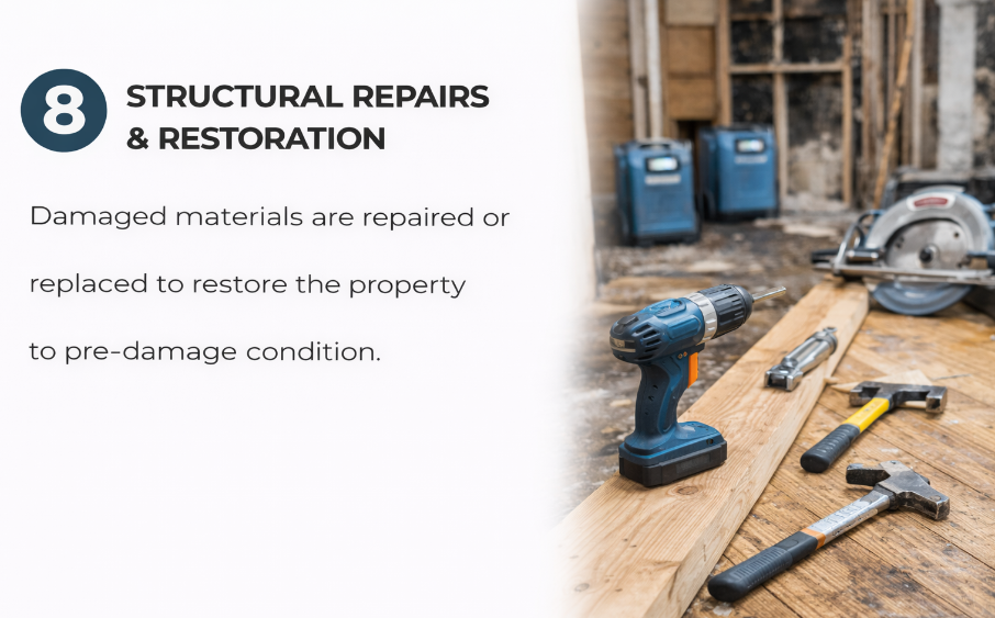 Step 8 of the RestoKleen restoration process