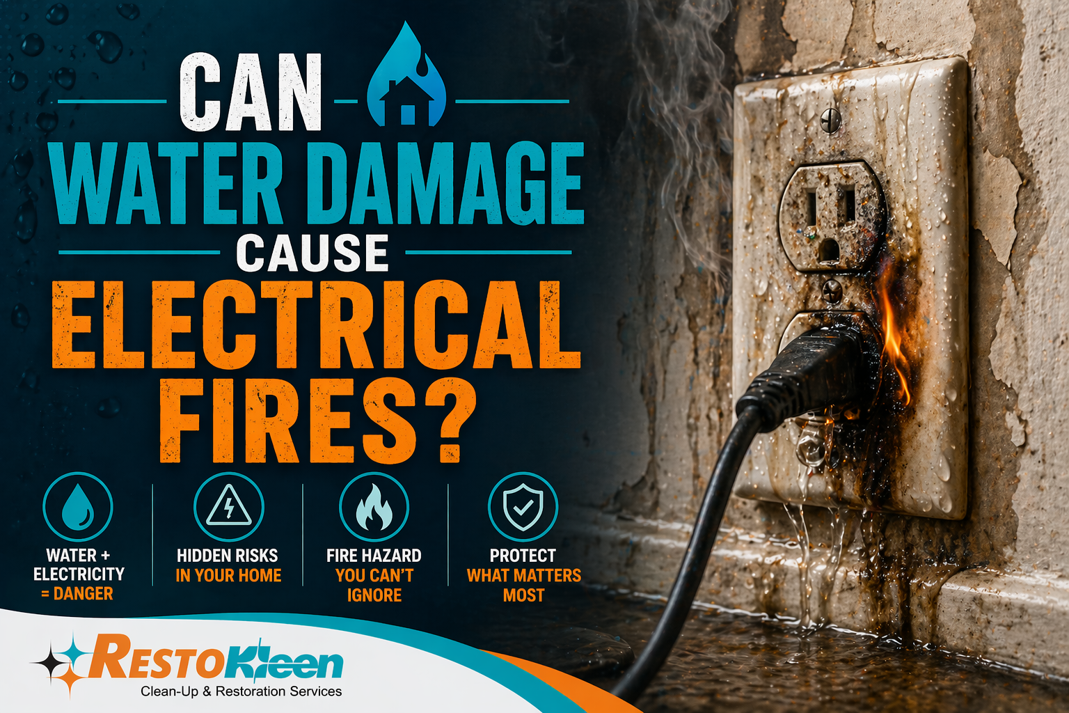 water damage electrical fire Los Angeles risk